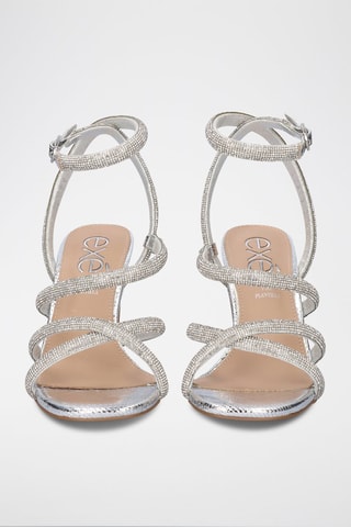 Sandales à talons - Argenté