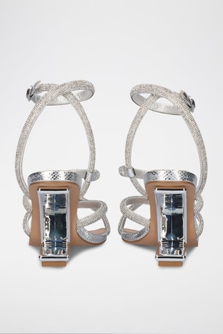 Sandales à talons - Argenté