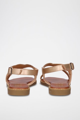 Sandales - Rose et doré