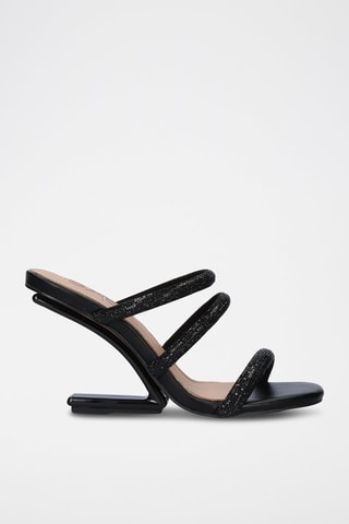 Mules à talons - Noir