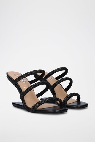 Mules à talons - Noir