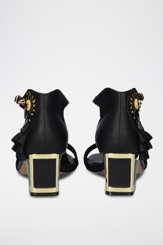 Sandales à talons Luisa - Doré et noir