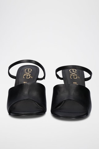 Sandales à talons - Doré et noir