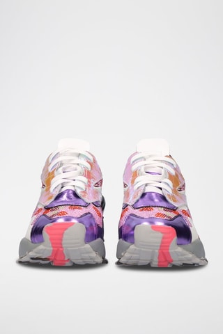 Baskets en cuir - Violet