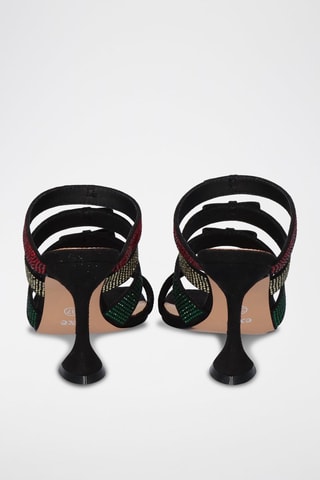 Mules à talons - Noir