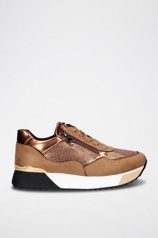 Baskets plateformes - Marron