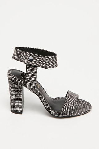 Sandales à talons Lidia - Noir et blanc