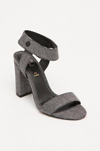 Sandales à talons Lidia - Noir et blanc