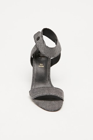 Sandales à talons Lidia - Noir et blanc