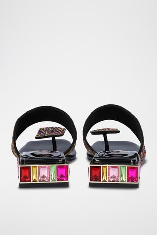 Mules à talons - Noir