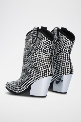 Bottines - Noir et argenté