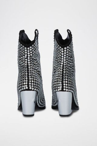 Bottines - Noir et argenté