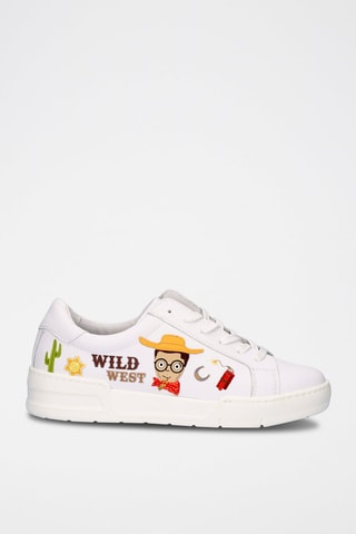 Baskets en cuir - Blanc