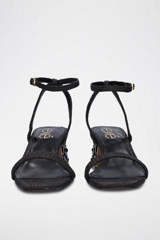 Sandales à talons - Noir