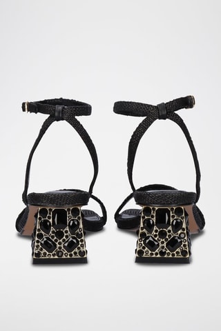 Sandales à talons - Noir