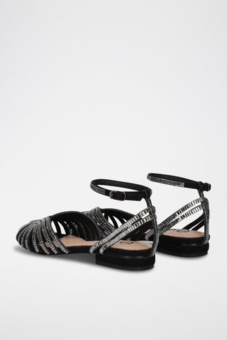 Sandales - Noir et argenté