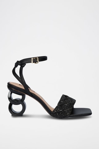 Sandales à talons - Noir
