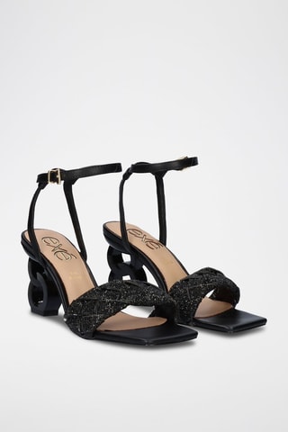 Sandales à talons - Noir