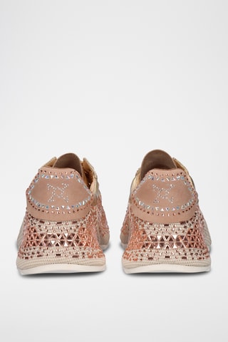 Baskets en cuir - Doré