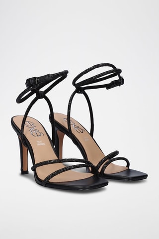 Sandales à talons - Noir