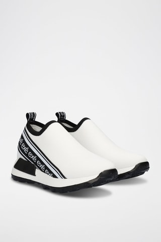 Baskets compensées - Blanc