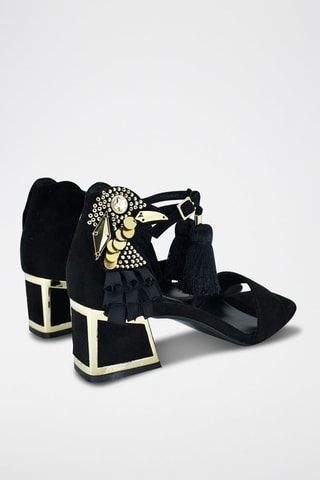 Sandales à talons - Noir