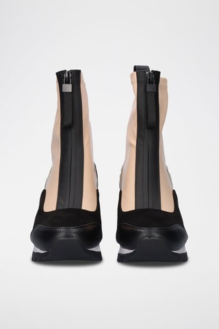 Bottines compensées - Beige