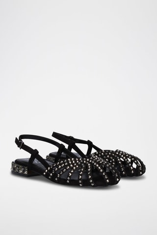 Sandales à talons - Noir