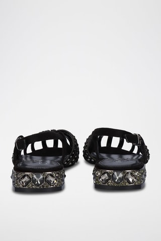 Sandales à talons - Noir