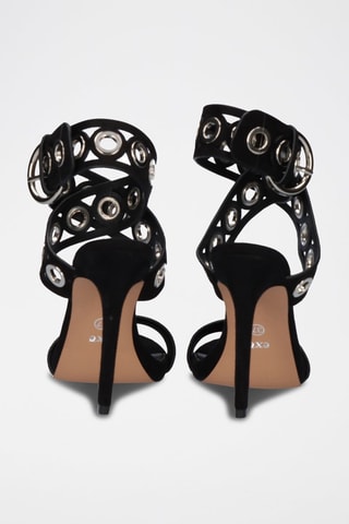 Sandales à talons - Noir