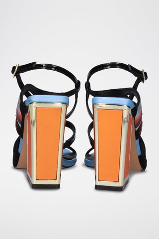 Sandales à talons - Noir