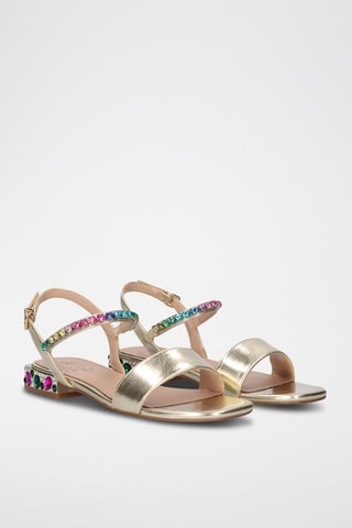 Sandales à talons - Doré