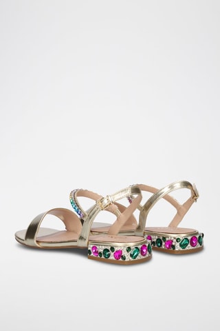 Sandales à talons - Doré