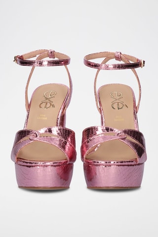 Sandales à talons Ophelia - Rose et doré