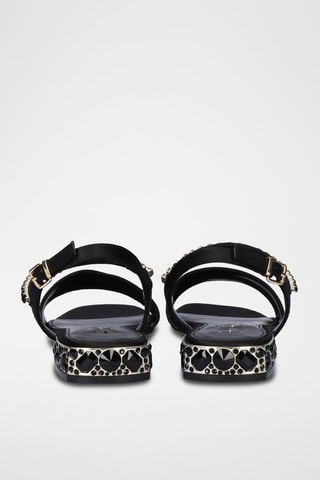 Sandales à talons - Noir