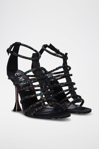 Sandales à talons - Noir