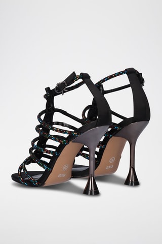 Sandales à talons - Noir