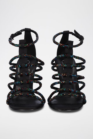 Sandales à talons - Noir