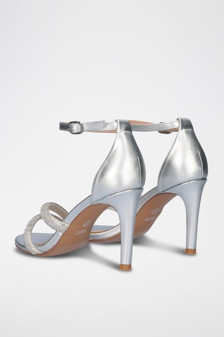 Sandales à talons - Argenté