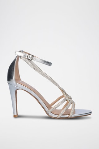 Sandales à talons - Argenté