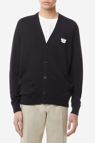 Cárdigan de lana - Negro