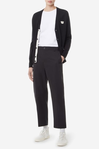 Cárdigan de lana - Negro