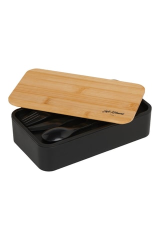 Fiambrera con tapa de bambú