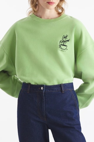 Sudadera relaxed - Verde