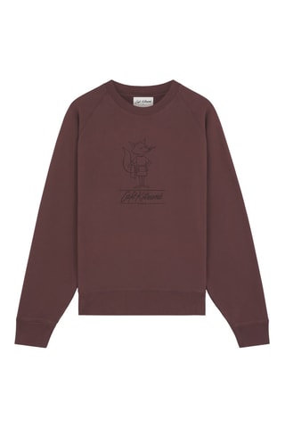 Sudadera oversize - Marrón