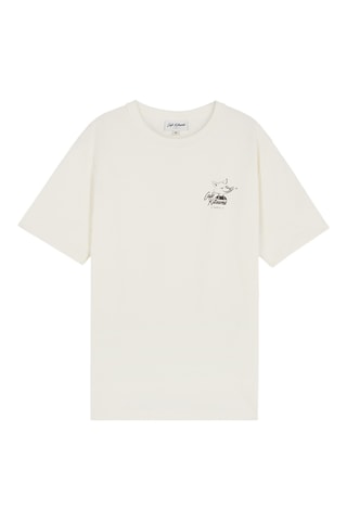 Camiseta relaxed - Blanco roto