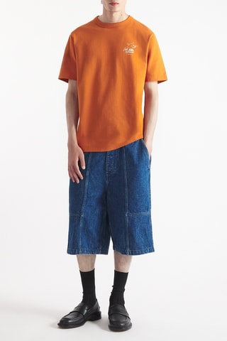 Camiseta relaxed - Naranja