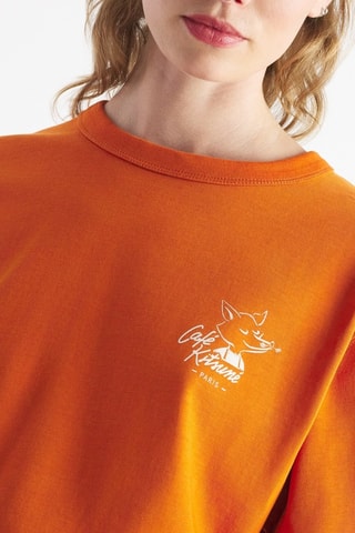 Camiseta relaxed - Naranja
