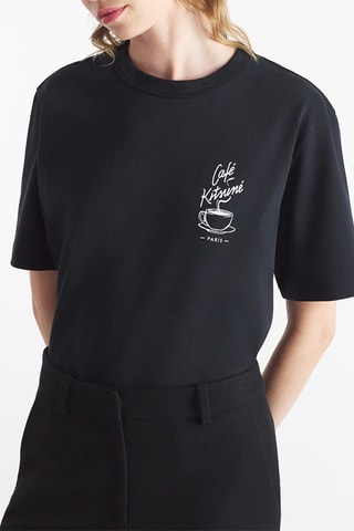 Camiseta relaxed - Negro