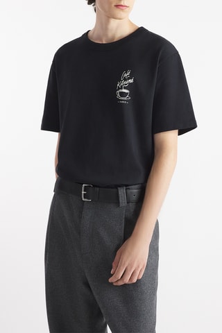 Camiseta relaxed - Negro